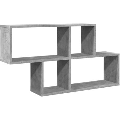 vidaXL Wandplank Beton Grijs 100x20x53 cm Geëngineerd Hout - Wandplank vidaXL Wandplank Beton Grijs 100x20x53 cm Geëngineerd Hout - Wandplank