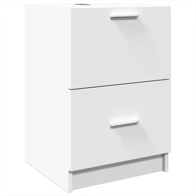 vidaXL Håndvaskskab hvid - 40x37x59 cm - Badeværelsesopbevaring vidaXL Håndvaskskab hvid - 40x37x59 cm - Badeværelsesopbevaring