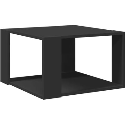 vidaXL 848137 Black Engineered Wood Coffee Table - Coffee Table vidaXL 848137 Black Engineered Wood Coffee Table - Coffee Table