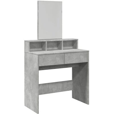 vidaXL 848174 Schminktisch mit Spiegel - Robuste Engineered Holz Kommode vidaXL 848174 Schminktisch mit Spiegel - Robuste Engineered Holz Kommode