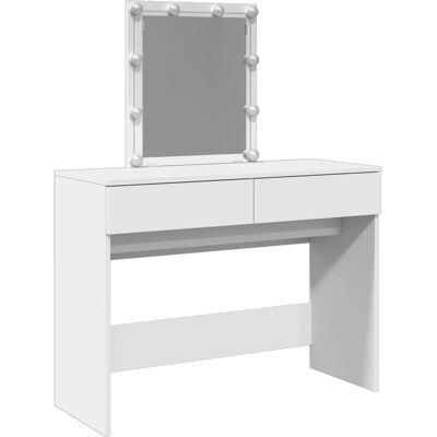 vidaXL Witte LED Kaptafel - Kaptafel vidaXL Witte LED Kaptafel - Kaptafel