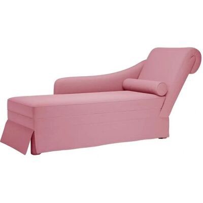 Vidaxl - Lyserød fløjlsofa Vidaxl - Lyserød fløjlsofa