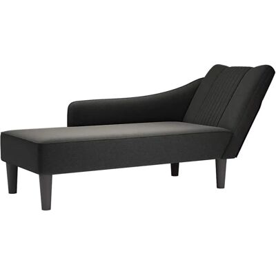 Vidaxl Model 4396 Højre Armlæn Sort Stoff - Sidde Møbel Vidaxl Model 4396 Højre Armlæn Sort Stoff - Sidde Møbel