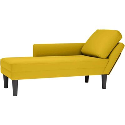 Vidaxl Model 4556 Gul Velour Lounge - Chaiselongue Vidaxl Model 4556 Gul Velour Lounge - Chaiselongue