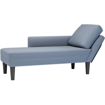 vidaXL Blaue Stoff-Chaiselongue - Chaise longue vidaXL Blaue Stoff-Chaiselongue - Chaise longue