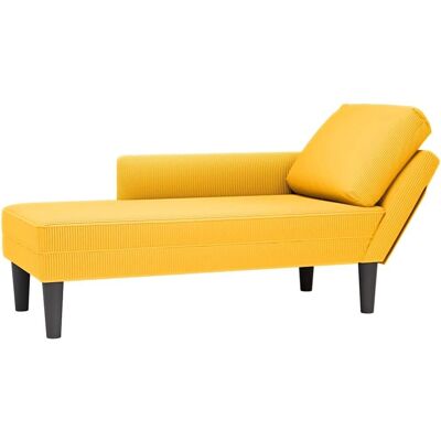 vidaXL Holdbar Gul Tøjlænestol - Chaise Lounge vidaXL Holdbar Gul Tøjlænestol - Chaise Lounge