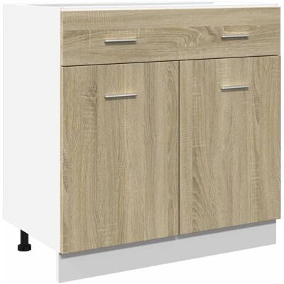 vidaXL Sonoma Eichen Küchenunterschrank - Holzwerkstoff vidaXL Sonoma Eichen Küchenunterschrank - Holzwerkstoff