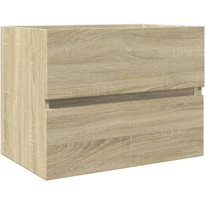 VidaXL Badeværelsesmøbel-Set - Egetræ Sonoma, Vægmonteret, 60x38,5x45cm VidaXL Badeværelsesmøbel-Set - Egetræ Sonoma, Vægmonteret, 60x38,5x45cm