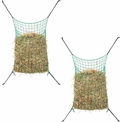 vidaXL Heunetzt 2 Stück 200x120 cm Rechteckig Grün Landwirtschaftliche Futternetze vidaXL Heunetzt 2 Stück 200x120 cm Rechteckig Grün Landwirtschaftliche Futternetze