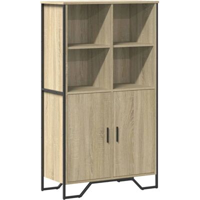 vidaXL Buffet haut Sonoma Chêne 79,5x35,5x137,5 cm Bois stratifié - Buffet haut - Publicité vidaXL Buffet haut Sonoma Chêne 79,5x35,5x137,5 cm Bois stratifié - Buffet haut - Publicité