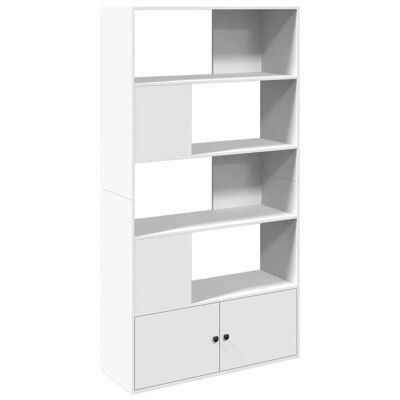 VidaXL 834859 Witteengineered hout Boekenkast - Boekenkast VidaXL 834859 Witteengineered hout Boekenkast - Boekenkast