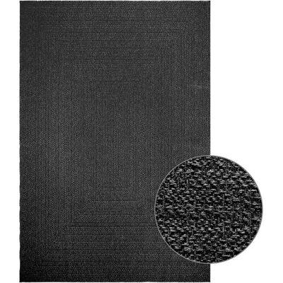 vidaXL Teppich ZIZUR Anthrazit - Indoor/Outdoor strapazierfähiger Polypropylen vidaXL Teppich ZIZUR Anthrazit - Indoor/Outdoor strapazierfähiger Polypropylen