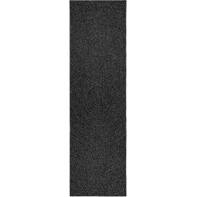 vidaXL Alfombra ZIZUR - Antracita - 80x250 cm - Interior y Exterior vidaXL Alfombra ZIZUR - Antracita - 80x250 cm - Interior y Exterior