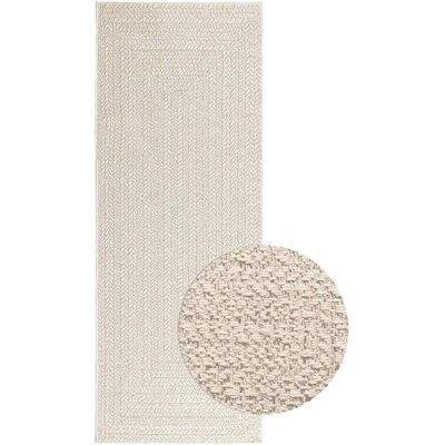 vidaXL Teppich Zizur Jute-Optik Indoor Outdoor 80x200cm vidaXL Teppich Zizur Jute-Optik Indoor Outdoor 80x200cm