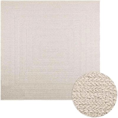 vidaXL Tæppe Zizur Jute-Design Indendørs Ude - Tæppe vidaXL Tæppe Zizur Jute-Design Indendørs Ude - Tæppe