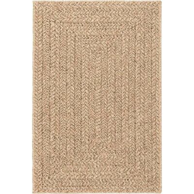 vidaXL ZIZUR Beige Rug - Indoor/Outdoor Jute Look - 140x200 cm vidaXL ZIZUR Beige Rug - Indoor/Outdoor Jute Look - 140x200 cm