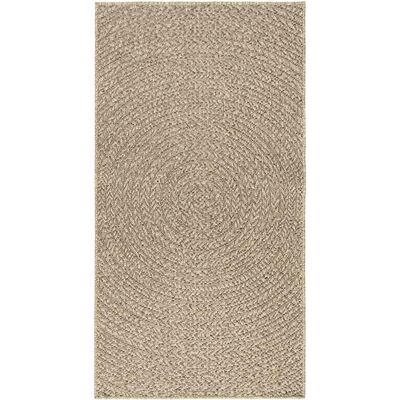 vidaXL Tæppe ZIZUR Beige 80x150 cm Jute-udseende - Tæppe vidaXL Tæppe ZIZUR Beige 80x150 cm Jute-udseende - Tæppe