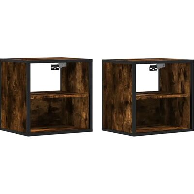 vidaXL Wandmontiertes Nachttisch schwarz - 40x31x39,5 cm vidaXL Wandmontiertes Nachttisch schwarz - 40x31x39,5 cm