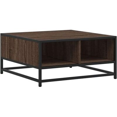 vidaXL Bruin Eiken Salontafel - Salontafel vidaXL Bruin Eiken Salontafel - Salontafel