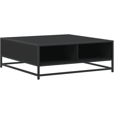 vidaXL Zwarte 80x80x30 cm Salontafel - Industriële stijl vidaXL Zwarte 80x80x30 cm Salontafel - Industriële stijl