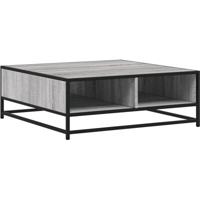 vidaXL Graues Sonoma Couchtisch - 80x80x30 cm Tisch vidaXL Graues Sonoma Couchtisch - 80x80x30 cm Tisch