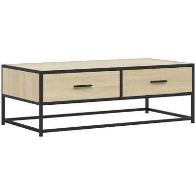 vidaXL Salontafel Sonoma Eik 100x50x35 cm - Coffee Table vidaXL Salontafel Sonoma Eik 100x50x35 cm - Coffee Table