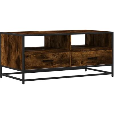vidaXL Salontafel Rookeik - Bijzettafel vidaXL Salontafel Rookeik - Bijzettafel