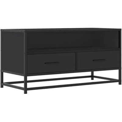 vidaXL 848809 TV-Schrank - Stauraum & Medien - Schwarz - 80x34,5x40 cm vidaXL 848809 TV-Schrank - Stauraum & Medien - Schwarz - 80x34,5x40 cm