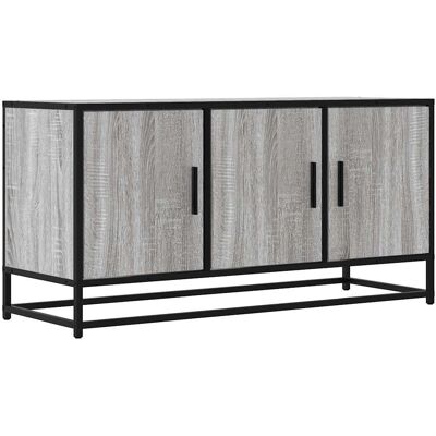 Meuble TV gris Sonoma vidaXL - Support TV avec rangement - Publicité Meuble TV gris Sonoma vidaXL - Support TV avec rangement - Publicité