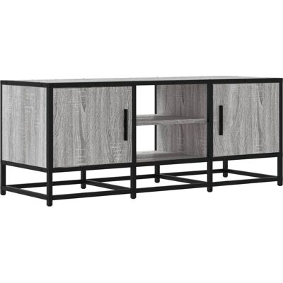 vidaXL TV-Schrank 100x35x41 cm Sonoma Grau - Mediamöbel vidaXL TV-Schrank 100x35x41 cm Sonoma Grau - Mediamöbel