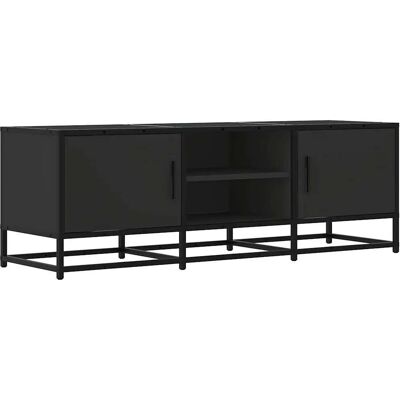 vidaXL TV-Schrank Schwarz 120x35x41 cm Holzwerkstoff und Metall - TV-Schrank vidaXL TV-Schrank Schwarz 120x35x41 cm Holzwerkstoff und Metall - TV-Schrank