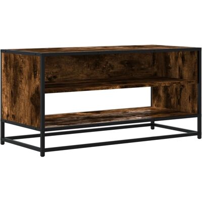 vidaXL Smoked Oak 91x40x46 cm TV Cabinet vidaXL Smoked Oak 91x40x46 cm TV Cabinet