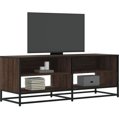 vidaXL Brown Oak 120.5x40x46cm TV Cabinet - Media TV Stand vidaXL Brown Oak 120.5x40x46cm TV Cabinet - Media TV Stand