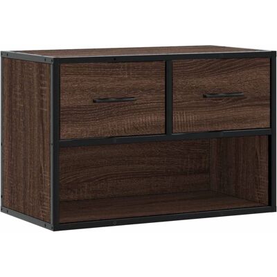 vidaXL TV-Schrank Braun Eiche 60x31x39,5 cm - TV Schrank vidaXL TV-Schrank Braun Eiche 60x31x39,5 cm - TV Schrank