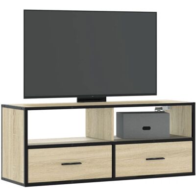 vidaXL Sonoma Eiken 100x31x39,5 cm TV Kast - Mediaopslag vidaXL Sonoma Eiken 100x31x39,5 cm TV Kast - Mediaopslag