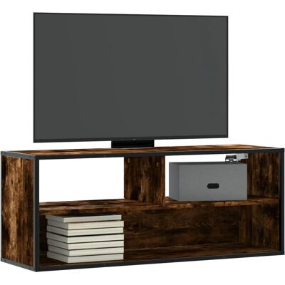 vidaXL 100x31x39,5 cm Räuchereiche TV-Schrank - Mediamöbel - Industriell Stil vidaXL 100x31x39,5 cm Räuchereiche TV-Schrank - Mediamöbel - Industriell Stil