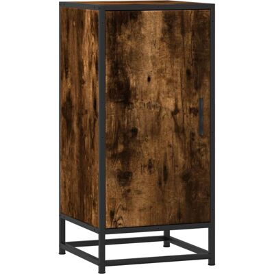 vidaXL Gerookt Eiken Dressoir - Dressoir, Engineered Wood, Metaal vidaXL Gerookt Eiken Dressoir - Dressoir, Engineered Wood, Metaal
