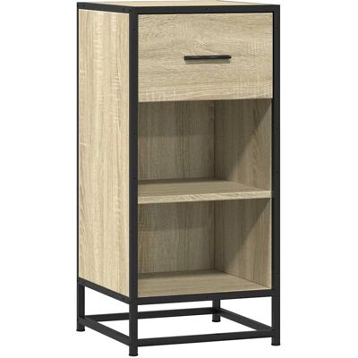 vidaXL 848955 Buffet Moderne Bois Ingénierie et Métal Marron - Publicité vidaXL 848955 Buffet Moderne Bois Ingénierie et Métal Marron - Publicité