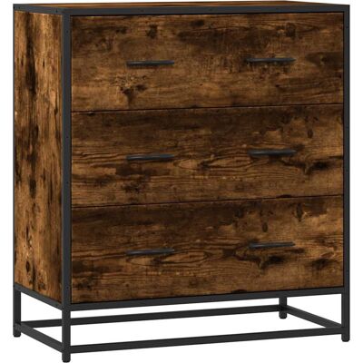 vidaXL 848971 Buffet Chêne Fumé - Mobilier de salon - Publicité vidaXL 848971 Buffet Chêne Fumé - Mobilier de salon - Publicité