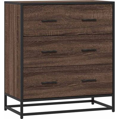 vidaXL 848973 Moderner braune Eichen-Sideboard - Sideboard vidaXL 848973 Moderner braune Eichen-Sideboard - Sideboard