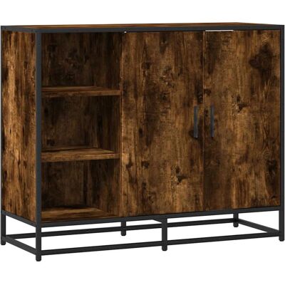 vidaXL 849021 Rauch Eiche Sideboard - Sideboard vidaXL 849021 Rauch Eiche Sideboard - Sideboard