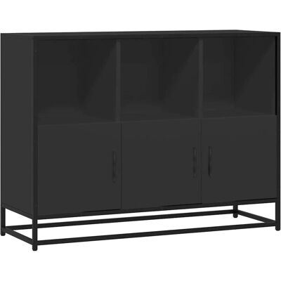 vidaXL Sort 100x35x76cm Skab - Opbevaringsmøbel vidaXL Sort 100x35x76cm Skab - Opbevaringsmøbel