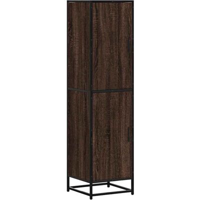 vidaXL Buffet Haut Bois Chêne - 35.5x35x139 cm - Publicité vidaXL Buffet Haut Bois Chêne - 35.5x35x139 cm - Publicité