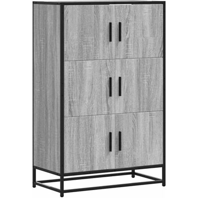 vidaXL 849072 Buffet Sonoma Gris - Sideboard/Buffet - Publicité vidaXL 849072 Buffet Sonoma Gris - Sideboard/Buffet - Publicité