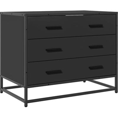 vidaXL Schubladenschrank - Schwarz - 70x41x56 cm - Schubladenschrank vidaXL Schubladenschrank - Schwarz - 70x41x56 cm - Schubladenschrank