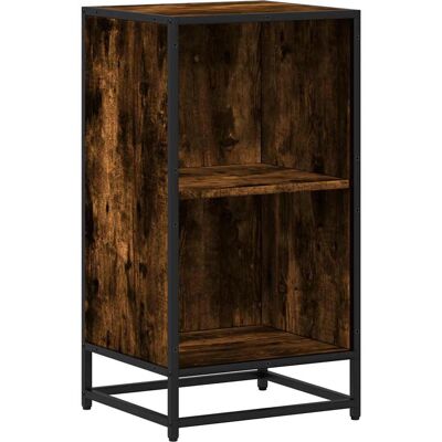 vidaXL 849096 Bücherregal Eiche geräuchert - Bookcase vidaXL 849096 Bücherregal Eiche geräuchert - Bookcase