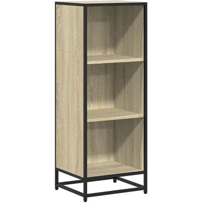 vidaXL Woonkamer Boekenkast - Sonoma Eik - 3 Planken - 70kg Cap vidaXL Woonkamer Boekenkast - Sonoma Eik - 3 Planken - 70kg Cap
