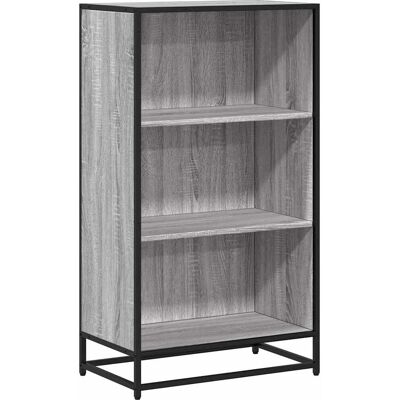 vidaXL Bibliothèque Gris Sonoma 60x35x107,5 cm Bois Engineering - Publicité vidaXL Bibliothèque Gris Sonoma 60x35x107,5 cm Bois Engineering - Publicité