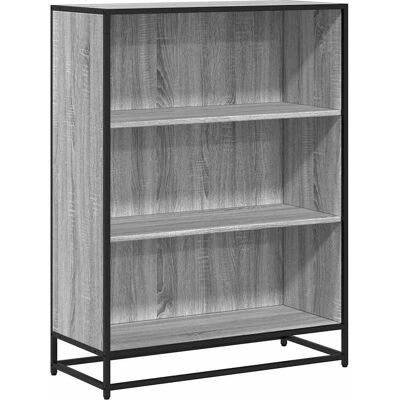 vidaXL Boekenkast Grijs Sonoma 80,5x35x107,5 cm Engineering hout vidaXL Boekenkast Grijs Sonoma 80,5x35x107,5 cm Engineering hout