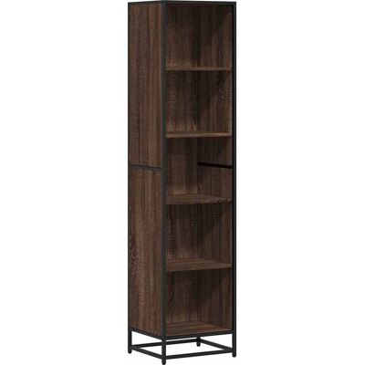 vidaXL Boekenkast Bruin Eiken 40x35x170,5 cm - Boekenkast vidaXL Boekenkast Bruin Eiken 40x35x170,5 cm - Boekenkast